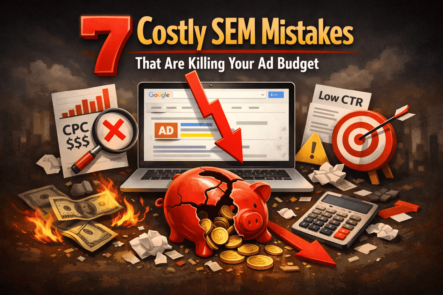 7 Costly SEM Mistakes That Are Killing Your Ad Budget