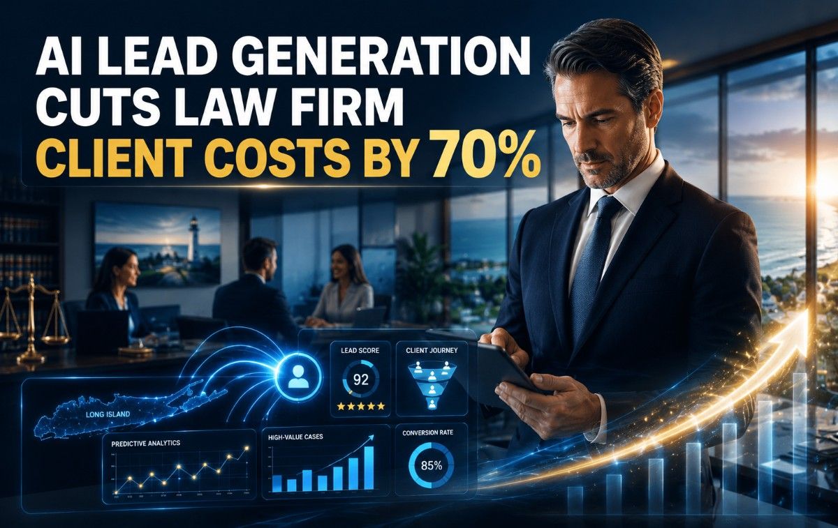 Long Island Law Firms: How AI Lead Generation Is Lowering Cost-Per-Client by 70%